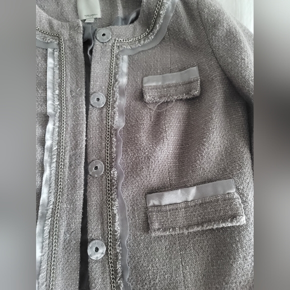 Gray Tweed Jacket - Picture 2 of 6